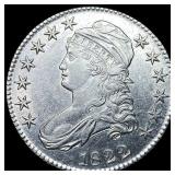 1822 Capped Bust Half Dollar NEARLY UNCIRCULATED