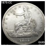 1875-CC Silver Trade Dollar UNCIRCULATED