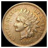 1866 Indian Head Cent NEARLY UNCIRCULATED