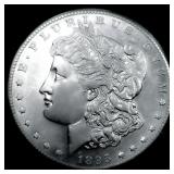 1895-O Morgan Silver Dollar CHOICE AU