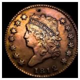 1812 Sm Dt Classic Head Large Cent LIGHTLY CIRCULA