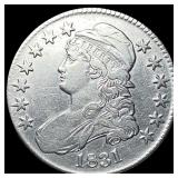 1831 Capped Bust Half Dollar CLOSELY UNCIRCULATED