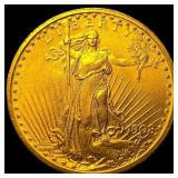 1908 No Motto Saint-Gaudens $20 Gold Double Eagle