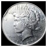 1927-D Silver Peace Dollar CLOSELY UNCIRCULATED