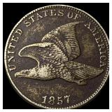 1857 Flying Eagle Cent CLOSELY UNCIRCULATED