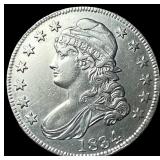 1834 Capped Bust Half Dollar CLOSELY UNCIRCULATED