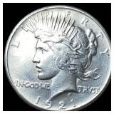 1921 Silver Peace Dollar CLOSELY UNCIRCULATED