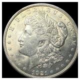 1921 Silver Morgan Dollar CHOICE AU