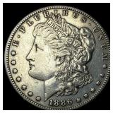 1886-S Silver Morgan Dollar CLOSELY UNCIRCULATED