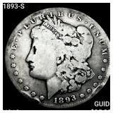 1893-S Morgan Silver Dollar NICELY CIRCULATED