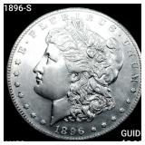 1896-S Morgan Silver Dollar CHOICE AU