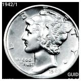 1942/1 Mercury Dime HIGH GRADE+