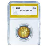 1926 Standing Liberty Quarter PGA MS66 FH