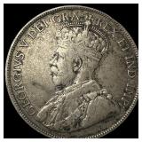 1916 Canada Silver 50 Cents CLOSELY UNCIRCULATED