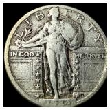 1924-D Silver Standing Liberty Quarter LIGHTLY CI