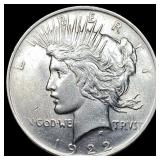 1922 Silver Peace Dollar UNCIRCULATED