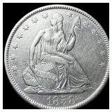 1858-O Silver Seated Liberty Half Dollar CLOSELY U