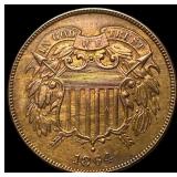 1864 Bronze Two-Cent Piece CLOSELY UNCIRCULATED