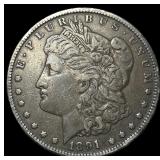 1891-CC Silver Morgan Dollar NEARLY UNCIRCULATED