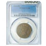 1844/81 Braided Hair Large Cent PCGS VG08