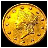 1851 Gold $1 Liberty Head Type 1 HIGH GRADE