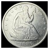 1856-O Seated Liberty Half Dollar LIGHTLY  CIRCUL