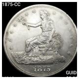 1875-CC Silver Trade Dollar UNCIRCULATED