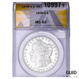 1898-S Morgan Silver Dollar ANACS MS62