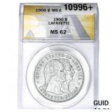 1900 Lafayette Silver Dollar ANACS MS62