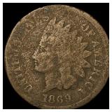 1869 Indian Head Cent NICELY CIRCULATED