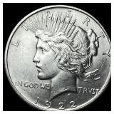 1922 Silver Peace Dollar UNCIRCULATED