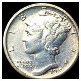 1917-S Silver Mercury Dime CHOICE AU