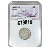 1918/7-D Buffalo Nickel PCI FN12
