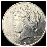 1924 Silver Peace Dollar UNCIRCULATED
