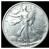 1919 Walking Liberty Half Dollar CLOSELY UNCIRCULA