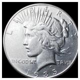1935 Silver Peace Dollar CLOSELY UNCIRCULATED