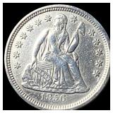 1856 Silver Seated Liberty Dime UNCIRCULATED