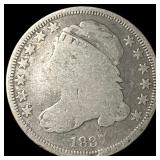 1837 Silver Capped Bust Dime LIGHTLY CIRCULATED