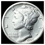 1926-S Silver Mercury Dime CLOSELY UNCIRCULATED