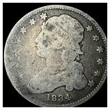 1834 Capped Bust Quarter LIGHTLY CIRCULATED