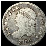 1830 Capped Bust Half Dime NICELY CIRCULATED