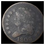 1809 Classic Head Half Cent NICELY CIRCULATED