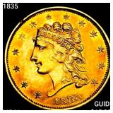 1835 $2.50 Gold Quarter Eagle UNCIRCULATED