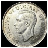 1939 Canada Silver 50 Cents UNCIRCULATED