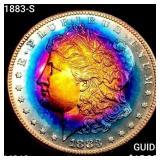 1883-S Morgan Silver Dollar CHOICE BU+
