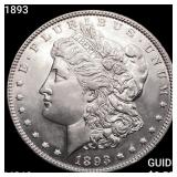 1893 Morgan Silver Dollar CHOICE BU
