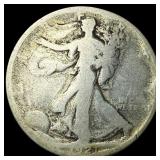 1921 Silver Walking Liberty Half Dollar  NICELY C