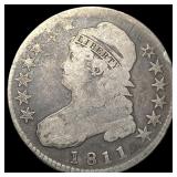 1811 Capped Bust Half Dollar NICELY CIRCULATED