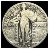 1927-S Silver Standing Liberty Quarter NICELY  CI