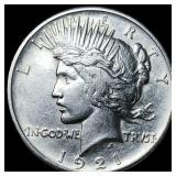 1921 Silver Peace Dollar CHOICE AU